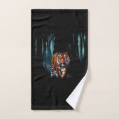 Forêt foncée de Tigre brillant (Serviette à main)