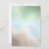 Forêt forestière Créations Baby shower Invitation (Dos)