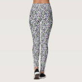 Forêt Hill Paint Smudge sur Leggings blancs (Dos)
