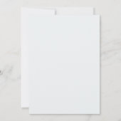 Forêt hivernale | Invitations de la forêt (Dos)