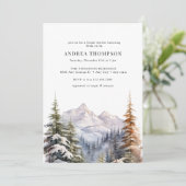 Forêt hivernale | Invitations de la forêt (Debout devant)