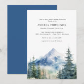 Forêt hivernale | Invitations de la forêt (Devant / Derrière)