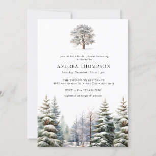 Forêt hivernale   Invitations de la forêt