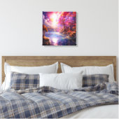 Forêt imaginaire colorée toile Imprimer (Insitu(Chambre))