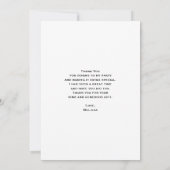 Forêt magique avec Fairy Lights Carte de remerciem (Dos)