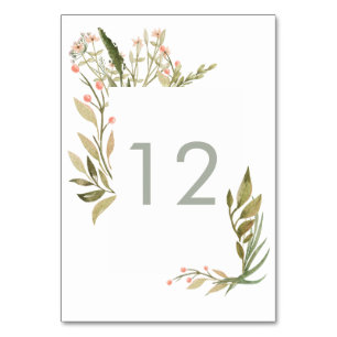 Forêt magique Carte de table