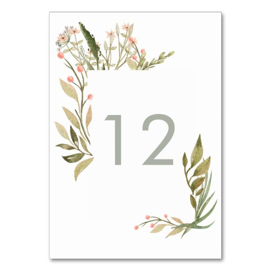 Forêt magique | Carte de table (Par défaut)