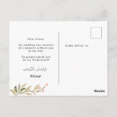 Forêt magique | Carte postale (Dos)