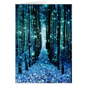 Forêt magique Turquoise Turquoise