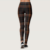 Forêt-Noire Ecosse CLAN Tartan Leggings féminin (Dos)