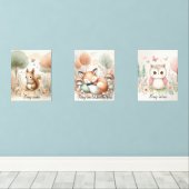 Forêt personnalisable Animal Baby Room Nursery (Parquet)