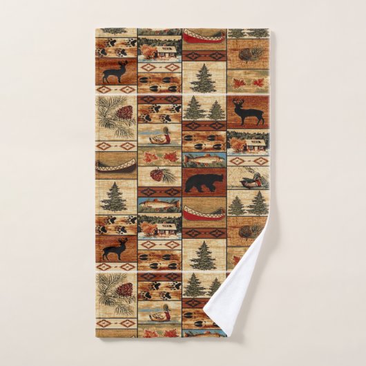 "Forêt primitive" (Serviette à main)