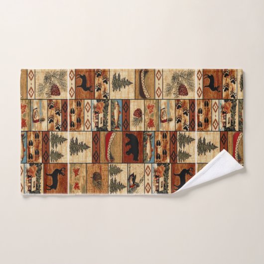 "Forêt primitive" (Serviette à main)