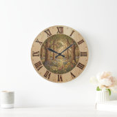 Forêt printanière - Horloge murale (Maison)
