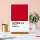 Forêt rouge de Nottingham - Arrière - plan blanc (Mariage)