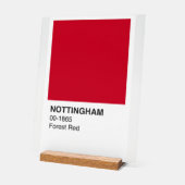 Forêt rouge de Nottingham - Arrière - plan blanc (Angle)