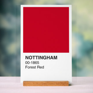 Forêt rouge de Nottingham - Arrière - plan blanc