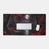 Forêt Rouge Fantastique sous la Lune (Clavier et souris)