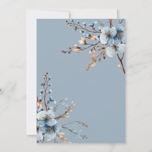 Forêt rustique mignon lapin baby shower invitation (Dos)