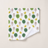 Forêt scandinave (Gant de toilette)
