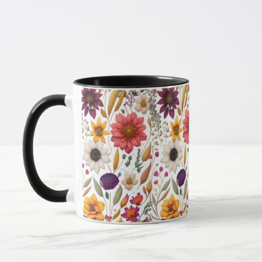 "Forêt tranquille : Mug en céramique" (Gauche)