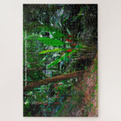 Forêt tropicale humide Grenade Caraïbes. Puzzle (Vertical)