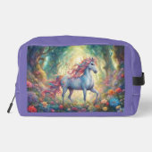 Forêt Unicorne Imprimer Sac de toilette (Verso)