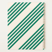 Forêt vert et beige cinq bandes motif (Dos)