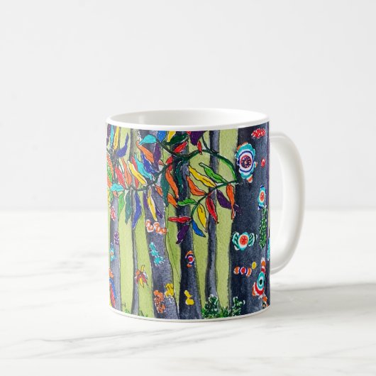 forêt verte 1 Mug (Devant droit)