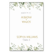 Forêt verte Rustique Bois Mariage Carte Place (Par défaut)