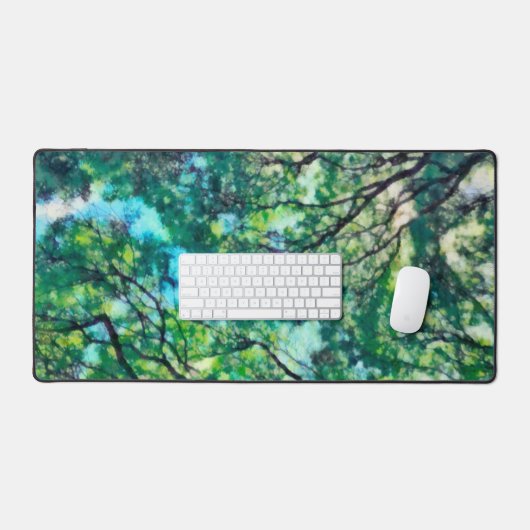 Forêt verte Watercolor (Clavier et souris)