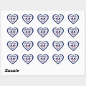 Forever 44 Autocollant pour le cœur (Feuille)