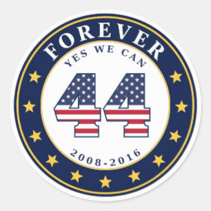 Forever 44 Klassieke Ronde Sticker