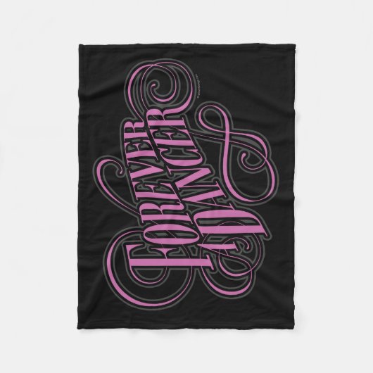 Forever A Dancer Fleece Deken (Voorkant)
