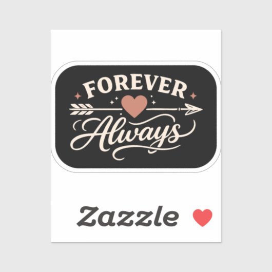 Forever Always Couple - Pointing Right Sticker (Vel)