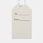 Forever & Always | Minimalist Heart Romantic Weddi Cadeaulabel (Achterkant)