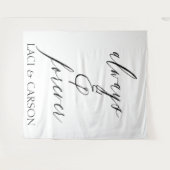 Forever & Always Wedding Quote Wandkleed (Voorkant (horizontaal))