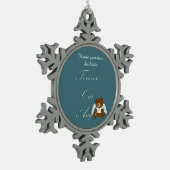 Forever Angel, Zwangerschap en Baby verlies Tin Sneeuwvlok Ornament (Links)