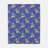Forever Batman Bat Signal Pattern Fleece Deken (Voorkant)