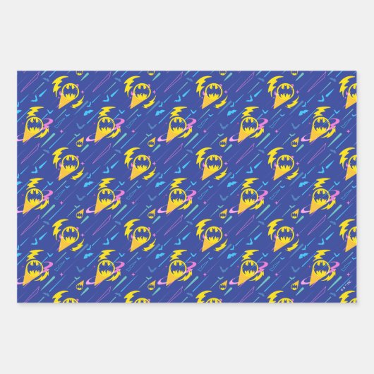 Forever Batman Bat Signal Pattern Inpakpapier Vel (Voorkant)