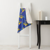 Forever Batman Bat Signal Pattern Sherpa Deken (In situ)