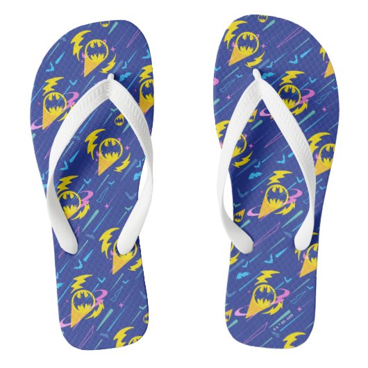 Forever Batman Bat Signal Pattern Teenslippers (Voetbed)