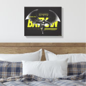 Forever Batman die grafisch bekijkt Canvas Afdruk (Insitu (Slaapkamer))