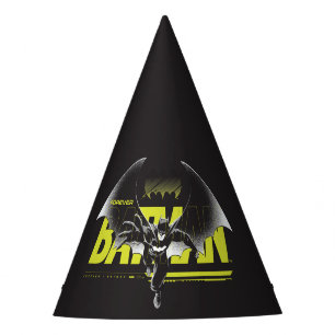 Forever Batman die grafisch bekijkt Feesthoedjes