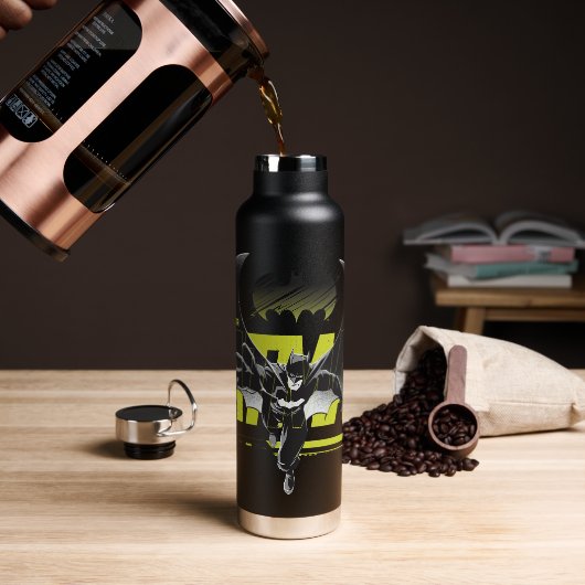 Forever Batman die grafisch bekijkt Waterfles (Koffie)