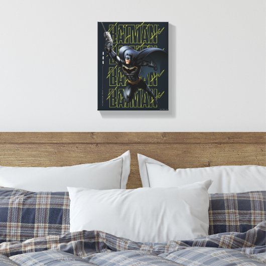 Forever Batman Grappling Hook Canvas Afdruk (Insitu (Slaapkamer))