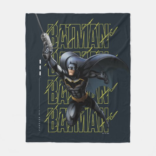 Forever Batman Grappling Hook Fleece Deken (Voorkant)