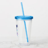 Forever Batman licht op kop Grafisch Acryl Drinkbeker (Links)