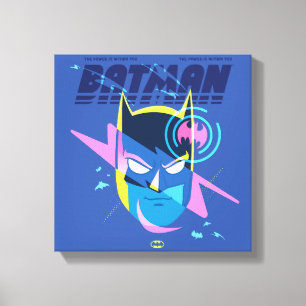 Forever Batman licht op kop Grafisch Canvas Afdruk