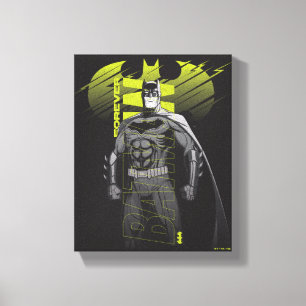Forever Batman Power Up Character Art Canvas Afdruk